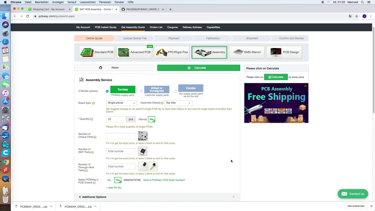 PIN2DMD - order EVO128x32 with turnkey assembly at pcbway.com