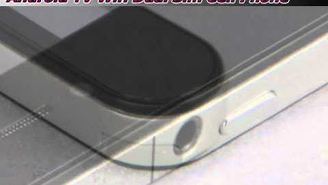 Android 2.2 TV Wifi Dual Sim Cell Phone H2000.flv