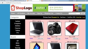 54 E Commerce website in PHP & MySQL in Urdu Hindi part 55 admin panel view Products