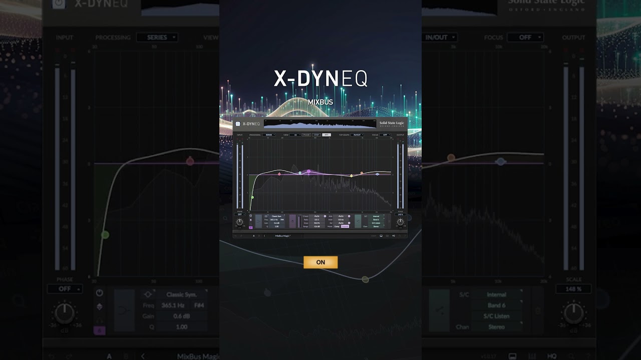 Solid State Logic「X-DynEQ」SSL史上最も高度なEQプラグイン！録音