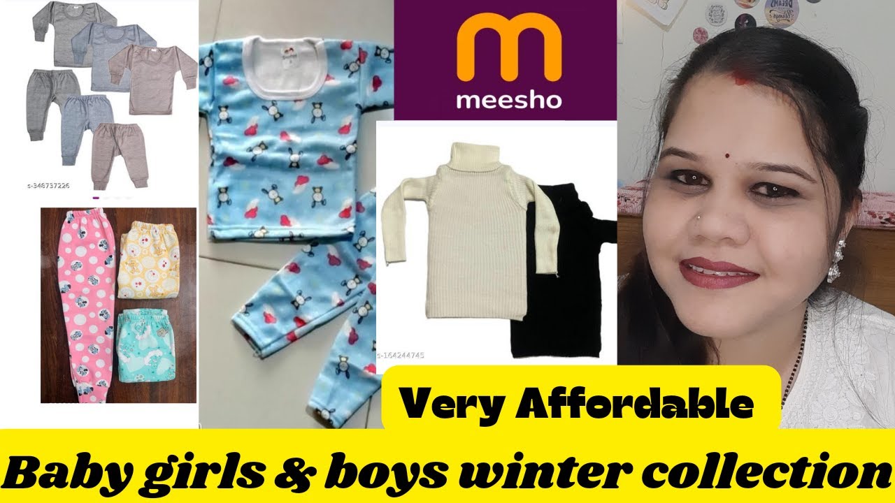 Meesho affordable Kids winter collection / kidswear - YouTube