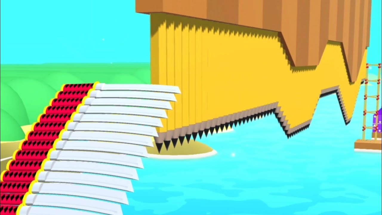 Flying Cut Game! Satisfying and Relaxing ASMR Slicing Video