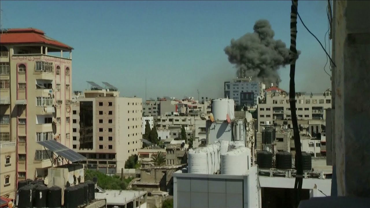 Gaza tower housing AP, Al Jazeera collapses after missile strike ...