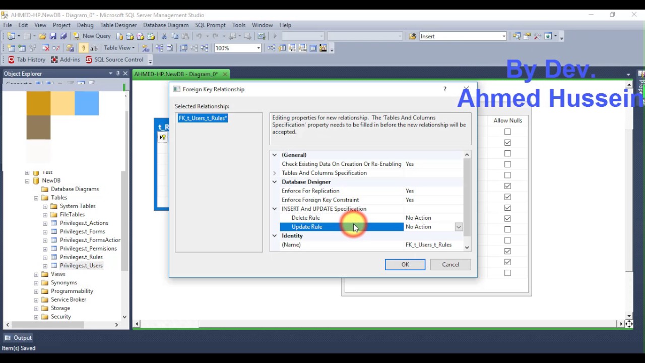 23 sql server databases understand relation delete update rules sql rules