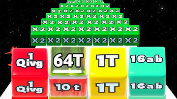 Infinity Run 2048 Jelly Cube vs Ladder Master - ASMR Gameplay (Freeplay Original) New Update