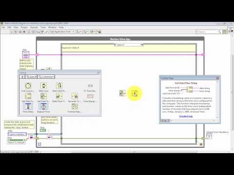 NI Vision: Get Date and Time Strings