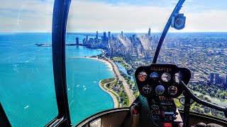 Chicago from helicopter tour