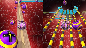 Going Balls Gameplay - Walkthrough Level #142 (Android, iOS)