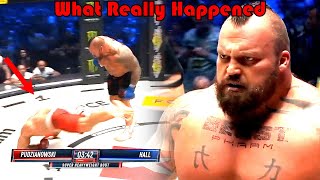 Thumbnail for 30 SEC KNOCKOUT!!! 334lb Eddie Hall DESTROYS in First MMA Fight (Eddie Hall vs Mariusz Pudzianowski)