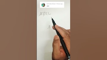 ADIL Name create brand logo name 🤗//Comment your name #viral #tranding #short .