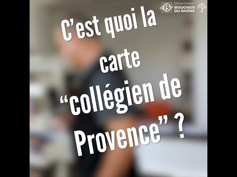  C'est quoi la carte Colle?gien de Provence ?