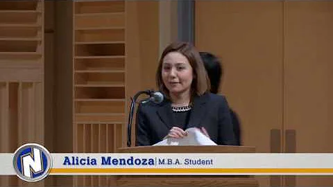 Alicia Mendoza's COBM Induction Ceremony Speech