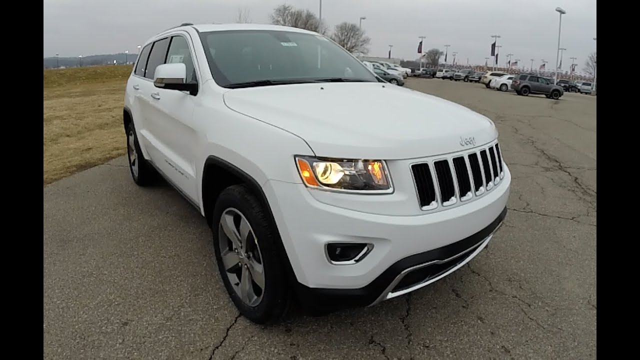 2015 Jeep Grand Cherokee Limited White New Jeeps Martinsville In 17810