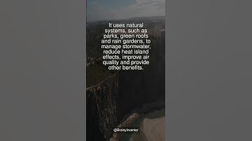 Strengthening resilience through #green infrastructure