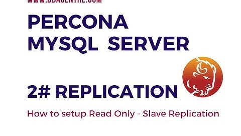 How to setup read only on Slave Replication on Percona MySQL Server | Percona Replication