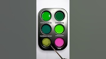 Making 3 New Colors... Satisfying Color Mixing #colormixing #satisfying #mixedcolors #asmr