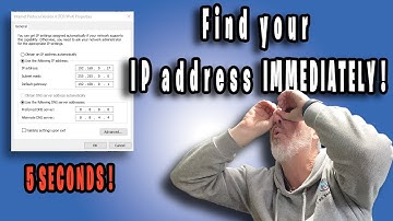 The absolute FASTEST way to find your IP address on a PC
