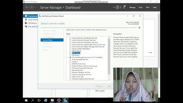 Tutorial installasi windows server 2016, installasi DNS, Dan Installasi Web Server IIS