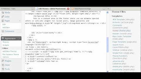 Video 6 Flexsqueeze How To Change Footer