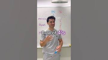Rule of 4️⃣s trick from my Neurology guide 🧠📘#medstudent #medschool #usmle #usmlestep1 #step1
