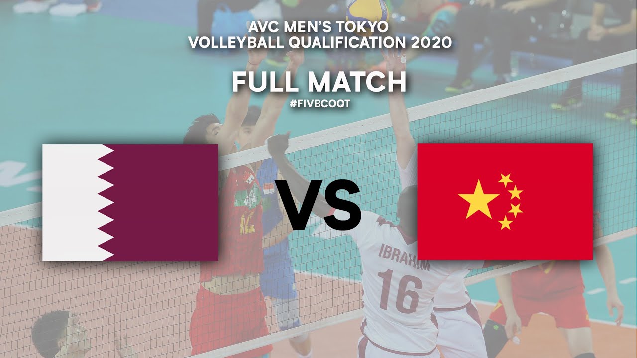 QAT vs. CHN - Full Match | AVC Men's Tokyo Volleyball Qualification 2020