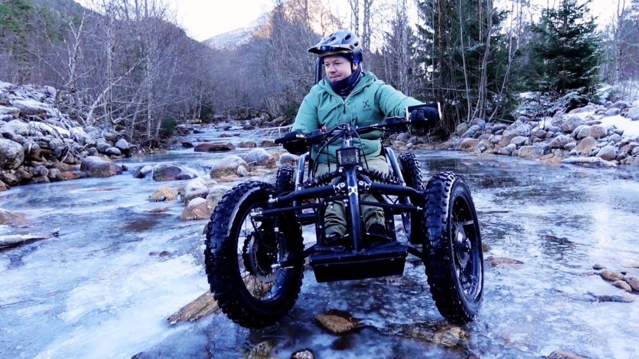 Внедорожная инвалидная коляска Exoquad — технический обзор