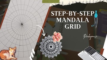 How to Draw a Basic Mandala Grid | Beginner Friendly Mandala Art Tutorial