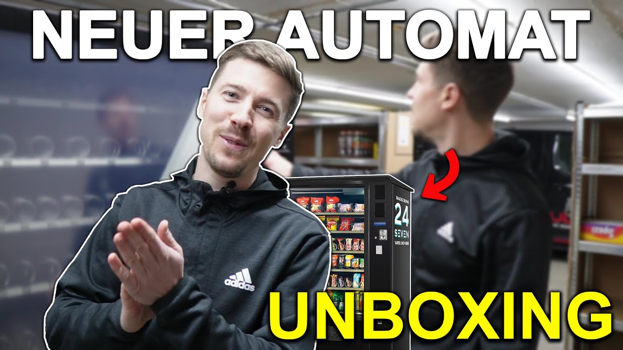 Unser neuer Snackautomat! UNBOXING des G-Snack 10! So kommt ein neuer Automat bei uns an! #unboxing