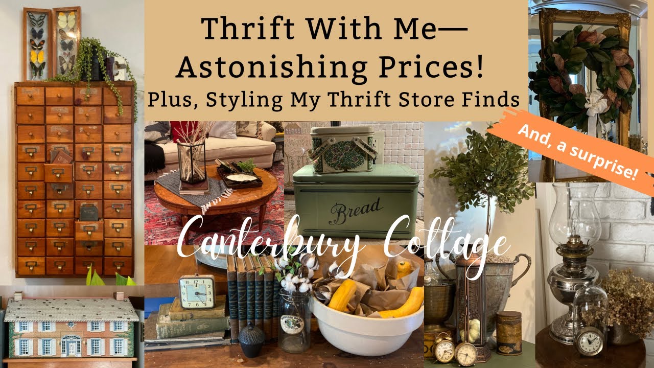 THRIFT WITH ME/THRIFT HAUL/STYLING MY THRIFT FINDS