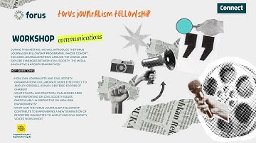Communications Working Group meeting on positive narratives & presentation of Journalism fellows