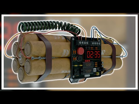 3D Model of a Time Bomb