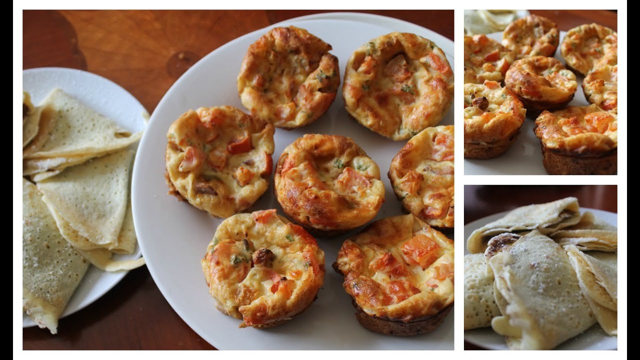 Mini Crustless Chicken Quiche | Brunch/Breakfast Ideas | - YouTube