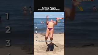 Ranking People Back Flip Fail Moments #shorts