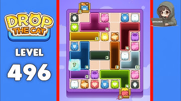 Drop The Cat level 496 solution