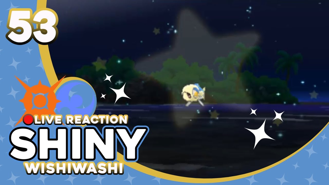 SUPER FISHING LUCK! SHINY WISHIWASHI! | Pokémon Sun and Moon Shiny Reaction #53 | CBAD