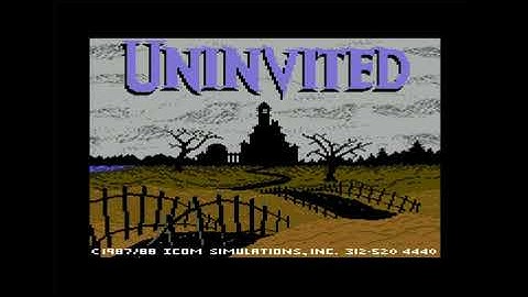 Obscure Game Theater - Uninvited - C64 Part One