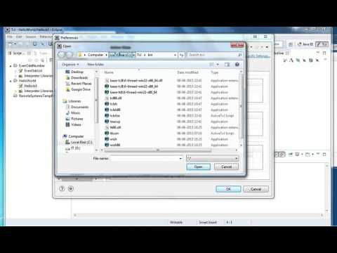 How to debug a TCL script with eclipse
