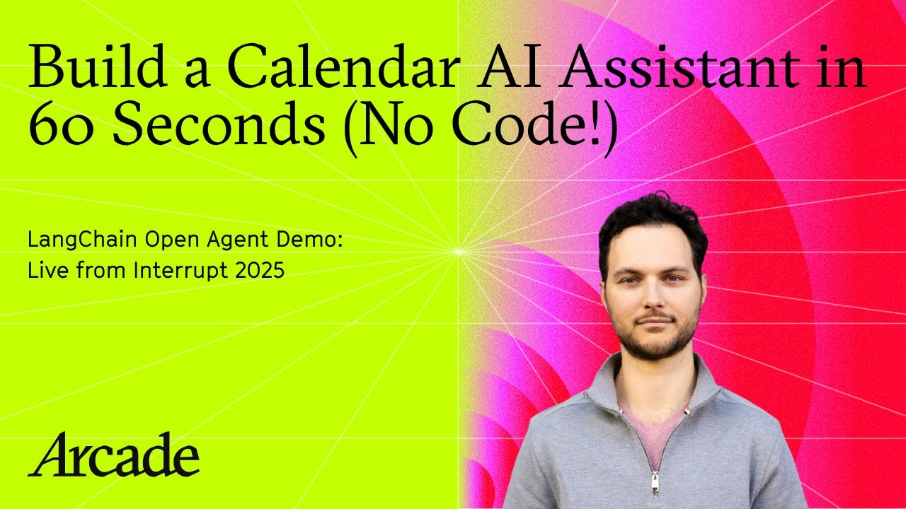 Build a Calendar AI Assistant in 60 Seconds (Using MCP) | LangChain ...