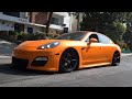 Bright Orange Porsche Fixed, Very Fast Dodge, Kobe & Nipsey Mural