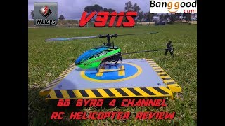 WLTOYS V911S 6 AXIS GYRO 4 CHANNEL HELICOPTER REVIEW