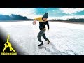 Ice freestyle tricks double grapevine  infinity 8 triangle spin