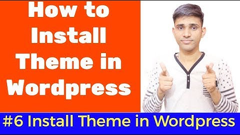 #6 How to Install Theme in Wordpress | Shubham Jangid
