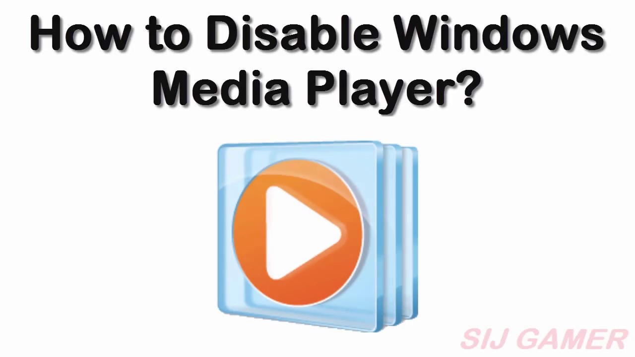 remove window media player remove window media player