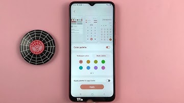 How to enable/disable System Color Palette on Samsung A03 Android 13