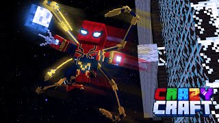 İron Spiderman Olup CrazyCraft Oynadım