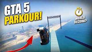 GTA 5 PARKOUR CHALLENGE (CAN I FINISH THE RACE) ?