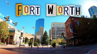 Fort Worth 4k | Driving Downtown | Texas, USA