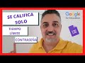 Como crear un EXAMEN que se CALIFICA SOLO con LÍMITE DE TIEMPO Y CONTRASEÑA  Curso Google Educador 1