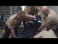 Ramsey County sheriff's correctional officer uses force on a restrained inmate