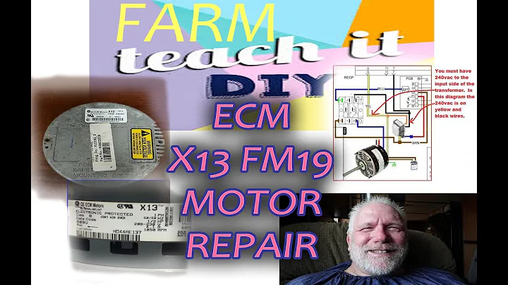 Genteq x13 ecm motor with fm19 module REPAIR